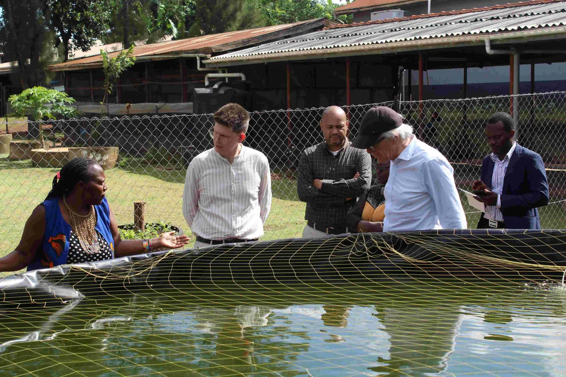 ICEP-ADA visit to Aqua-culture fish ponds
